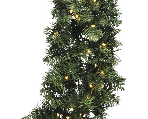 Guirlande de sapin de Noël avec éclairage