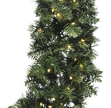 Guirlande de sapin de Noël avec éclairage