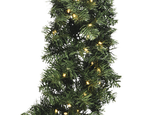 Guirlande de sapin de Noël avec éclairage