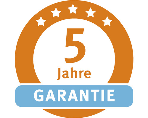 5 Jahre Garantie