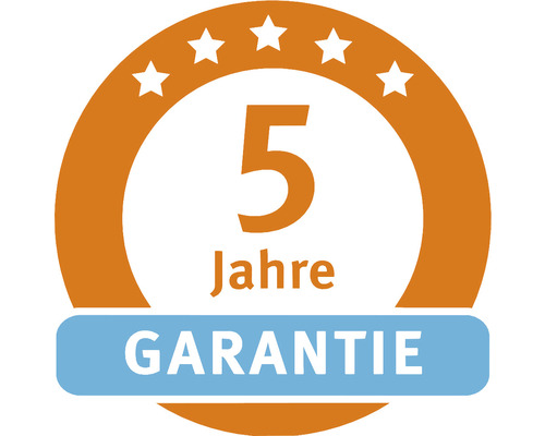 5 Jahre Garantie
