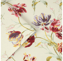 Papier peint à motif de tulipes
