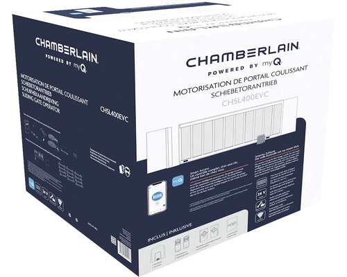 Emballage de l''entraînement de portail coulissant Chamberlain CHSL400EVC