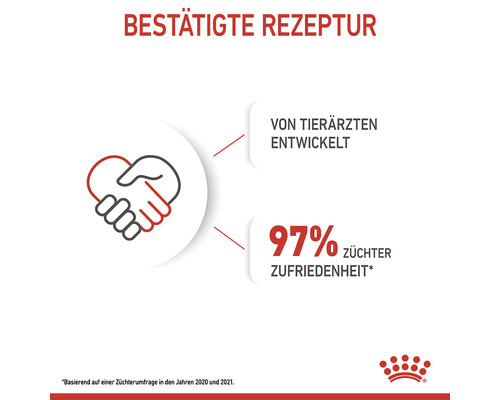 Bestätigte Rezeptur: Von Tierärzten entwickelt, 97 Prozent Züchterzufriedenheit