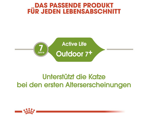 Katzenfutter für Katzen ab 7 Jahren, Active Life Outdoor 7+