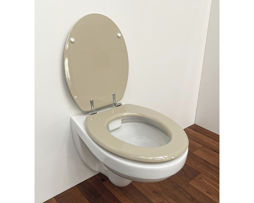 WC suspendu à fond creux avec confort d'assise accru et bride ouverte