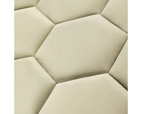 Panneaux muraux avec motif hexagonal