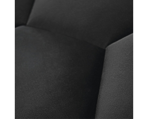 Gros plan d''un meuble noir recouvert de tissu