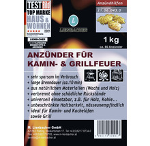 Anzünder für Kamin- und Grillfeuer Lienbacher 1 kg ca. 80 St-thumb-1