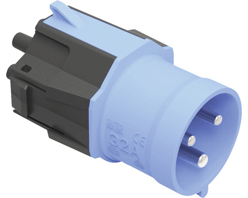 Dreipoliger Stecker mit 32 Ampere