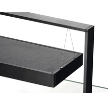 Vue détaillée d''une lampe d''aquarium avec support