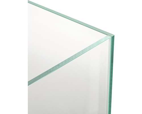 Vue détaillée d''un angle en verre
