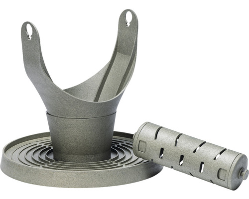 Kompost-Teezubereiter mit Behälter, Basis und Filter