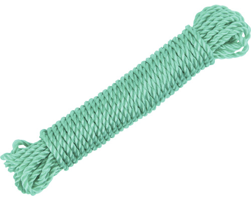 Corde en plastique enroulée
