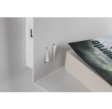 Étagère murale avec livre et interrupteurs intégrés
