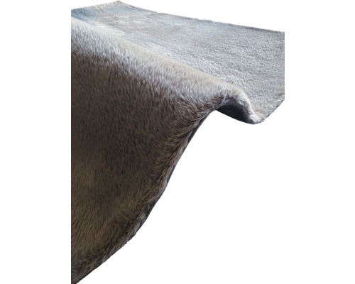 Tapis à poils longs gris