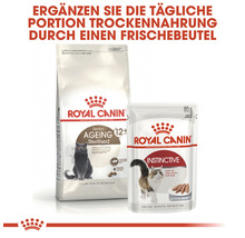 Royal Canin Senior Ageing 12 plus Katzenfutter und Royal Canin Instinctive Katzenfutter Frischebeutel