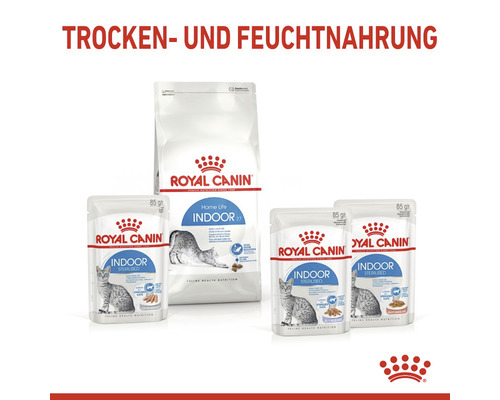 Royal Canin Indoor Trocken- und Feuchtnahrung für Katzen