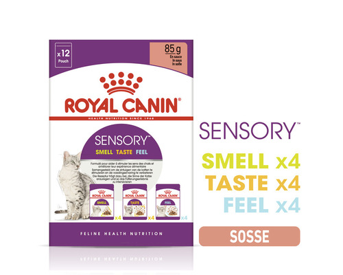 Royal Canin Sensory Katzennahrung, 12 Portionsbeutel