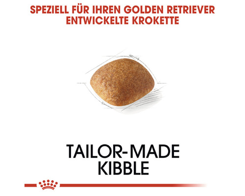 Hundefutter Krokette für Golden Retriever