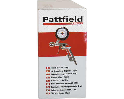 Pattfield kit de gonflage de pneus, 12 pièces
