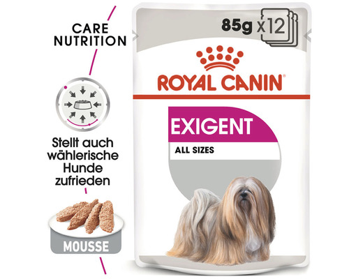 Royal Canin Exigent Hundenahrung, 85 Gramm mal 12 Portionsbeutel