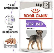 Royal Canin Sterilised Hundefutter Mousse, 85 Gramm mal 12