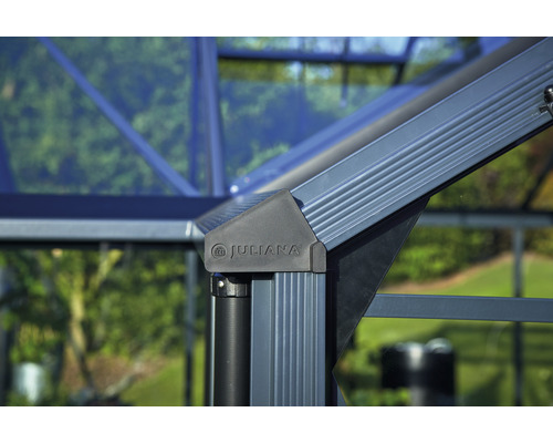 Detailansicht eines Juliana Gewächshauses