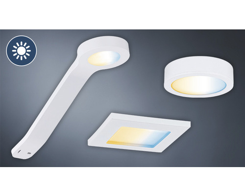 Verschiedene LED-Leuchten für den Innenbereich in unterschiedlichen Formen