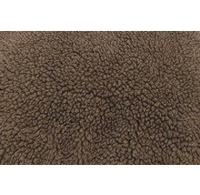 Nahaufnahme eines Teddyfleece-Stoffs