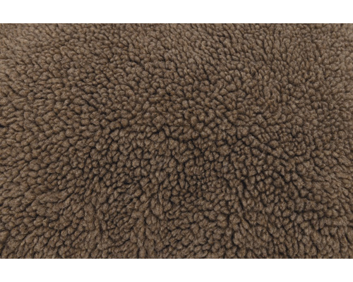 Nahaufnahme eines Teddyfleece-Stoffs