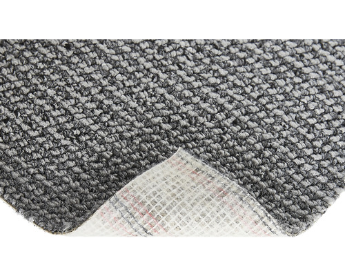 Grauer Teppich mit Textilrücken