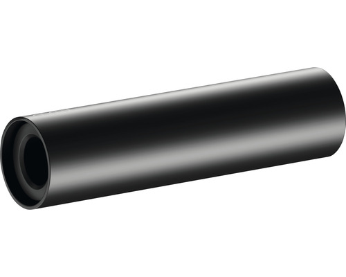 Tuyau d''évacuation noir en plastique