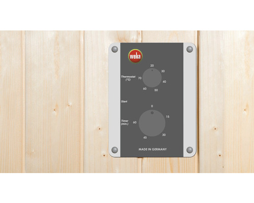 WEKA Steuerung für Sauna mit Thermostat und Timer