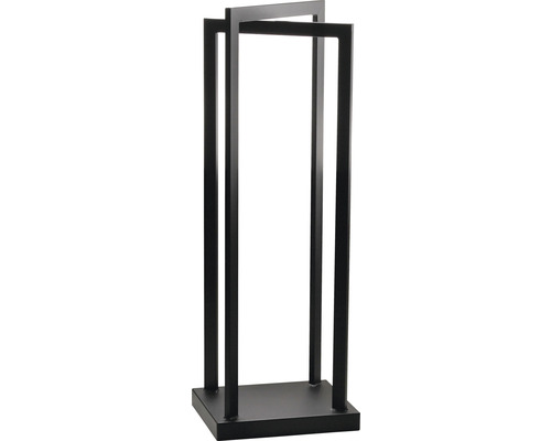 Porte-serviettes autoportant en métal