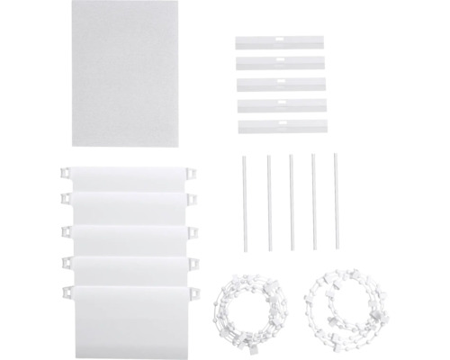 Pièces de rechange pour stores verticaux, y compris les lamelles, les plaques de lestage, la chaîne et l''entretoise