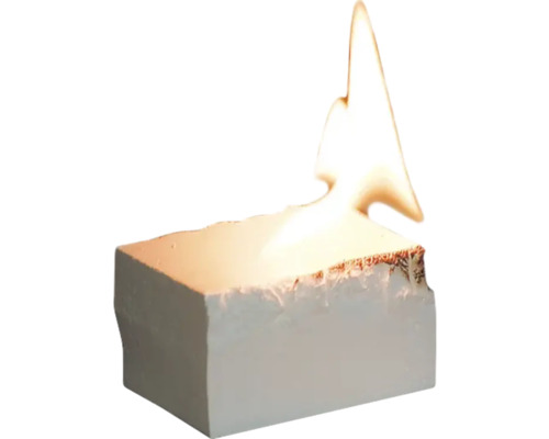 Panneau de laine de roche avec flamme de chaleur