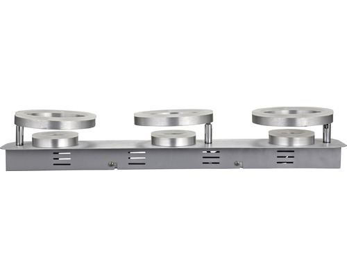 Brûleur à huile parfumée en métal avec trois supports