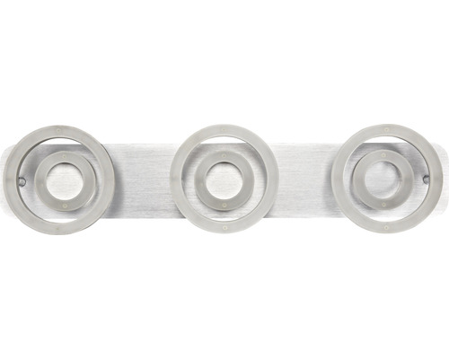 Rail de fixation avec trois douilles de lampe