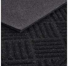 Fussmatte Ecomatte Contures schwarz 80x120 cm-thumb-3