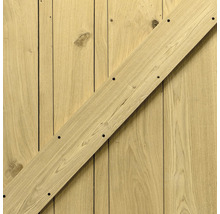 Holzpaneele mit Verstrebung