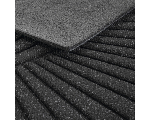 Tapis de propreté avec profil rainuré