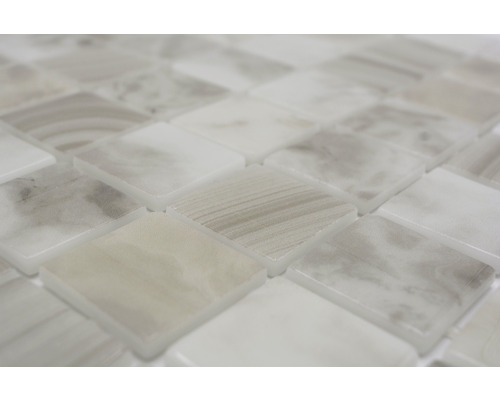 Gros plan de carreaux de mosaïque carrés