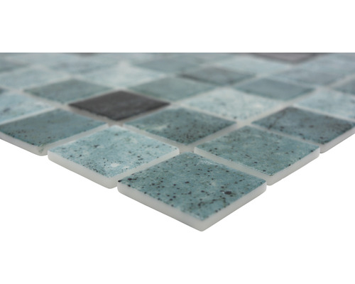 Détail de carreaux de mosaïque en verre