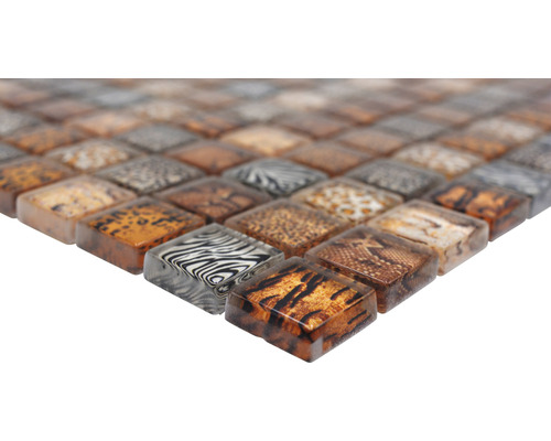 Mosaikfliese mit Tiermuster