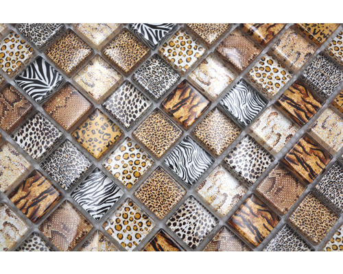 Mosaikfliesen mit Tiermuster