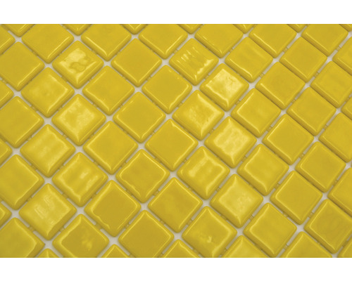 Carreaux de mosaïque jaunes pour la décoration des murs et des sols