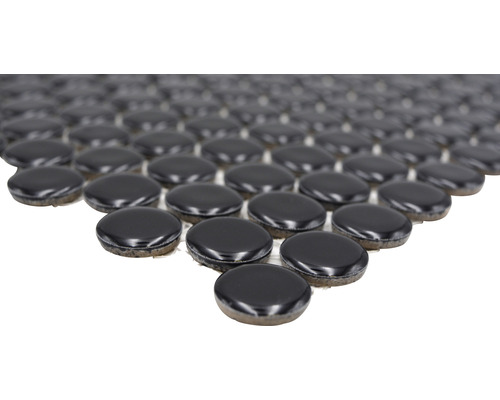 Carreaux de mosaïque avec des surfaces rondes et brillantes