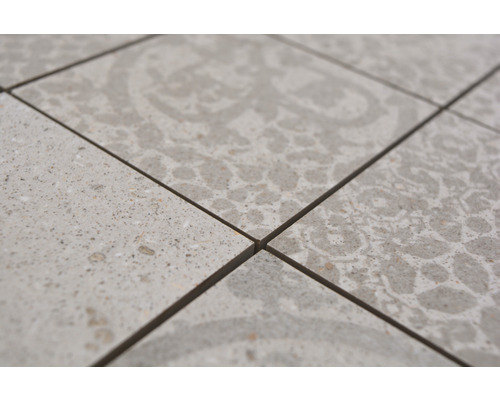 Gros plan de carreaux de sol avec motif