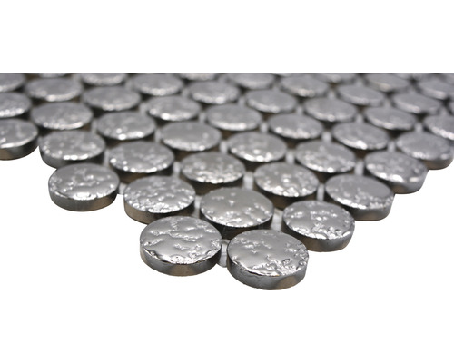 Mosaïque avec pierres rondes